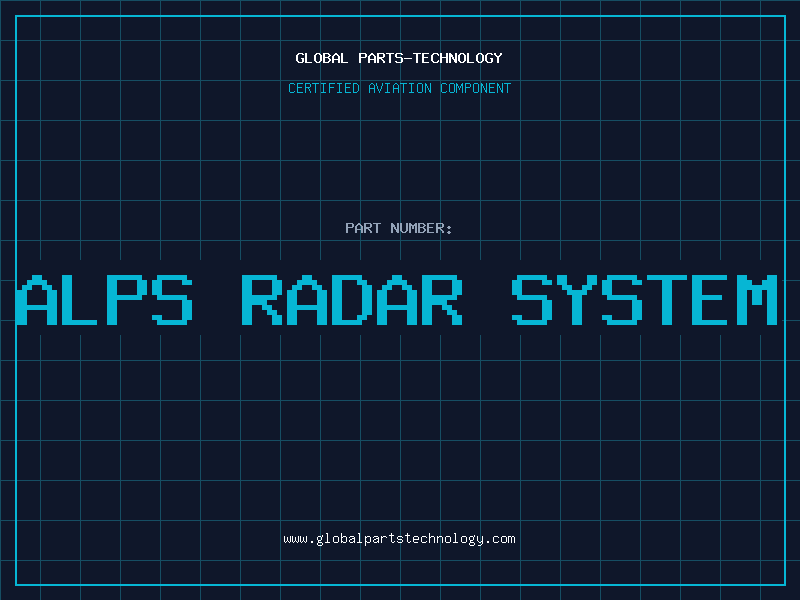 Aviation Part alps radar system