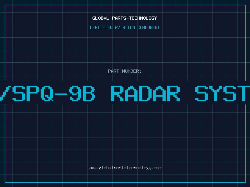 Aviation Part an/spq-9b radar system