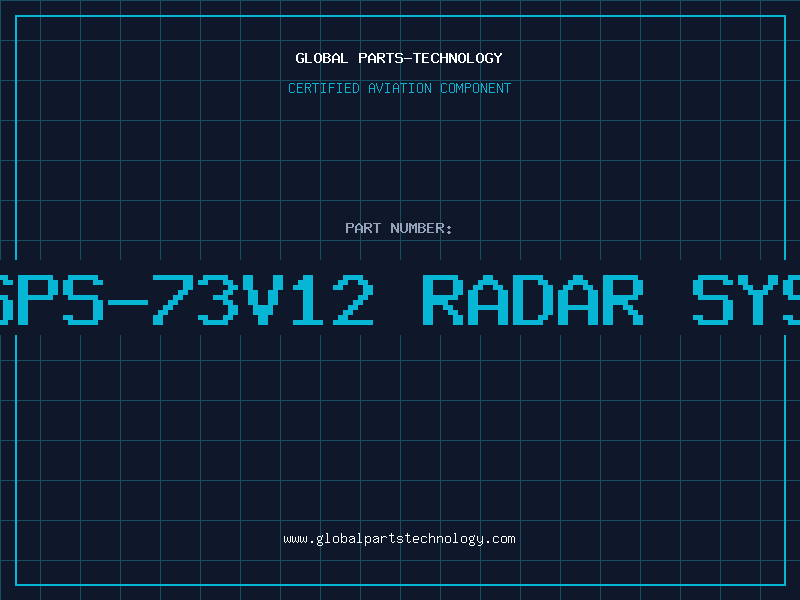 Aviation Part an/sps-73v12 radar system