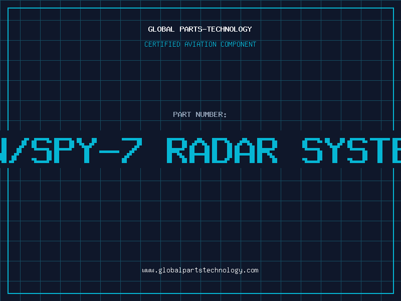 Aviation Part an/spy-7 radar system
