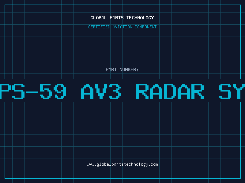 Aviation Part an/tps-59 av3 radar system