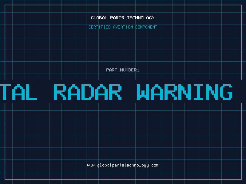 Aviation Part an alr 69a digital radar warning receiver system