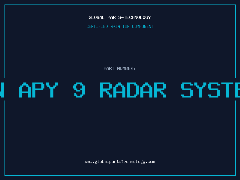 Aviation Part an apy 9 radar system