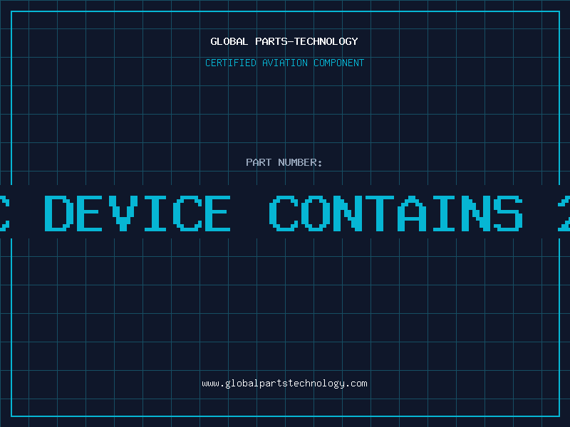 Aviation Part an electronic device contains 20 components