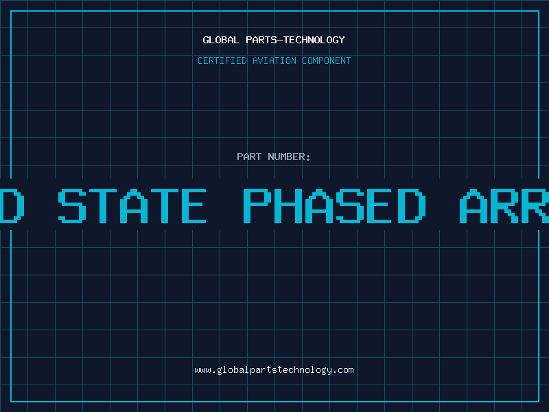 Aviation Part an fps-123 solid state phased array radar system