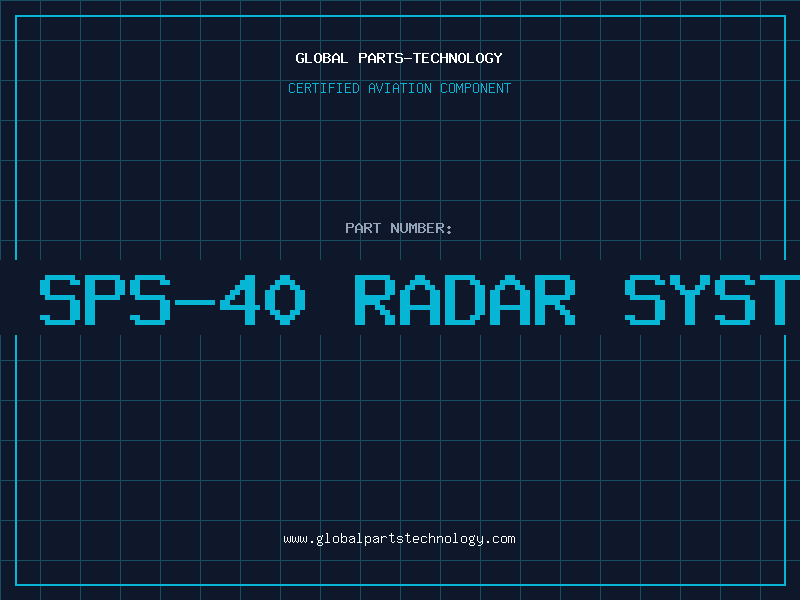 Aviation Part an sps-40 radar system