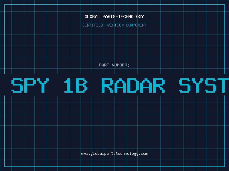 Aviation Part an spy-1b radar system