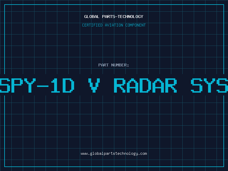 Aviation Part an spy-1d v radar system