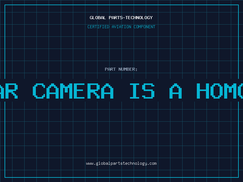 Aviation Part an system with radar camera is a homogeneous redundancy