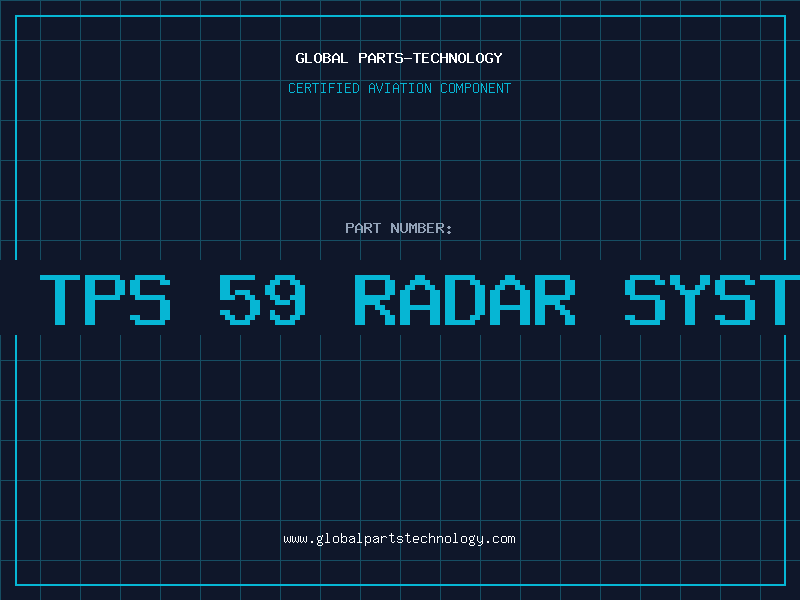 Aviation Part an tps 59 radar system