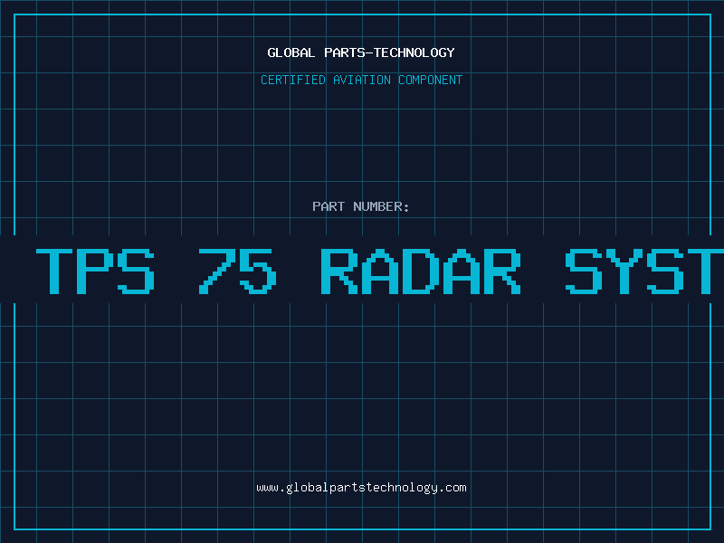 Aviation Part an tps 75 radar system