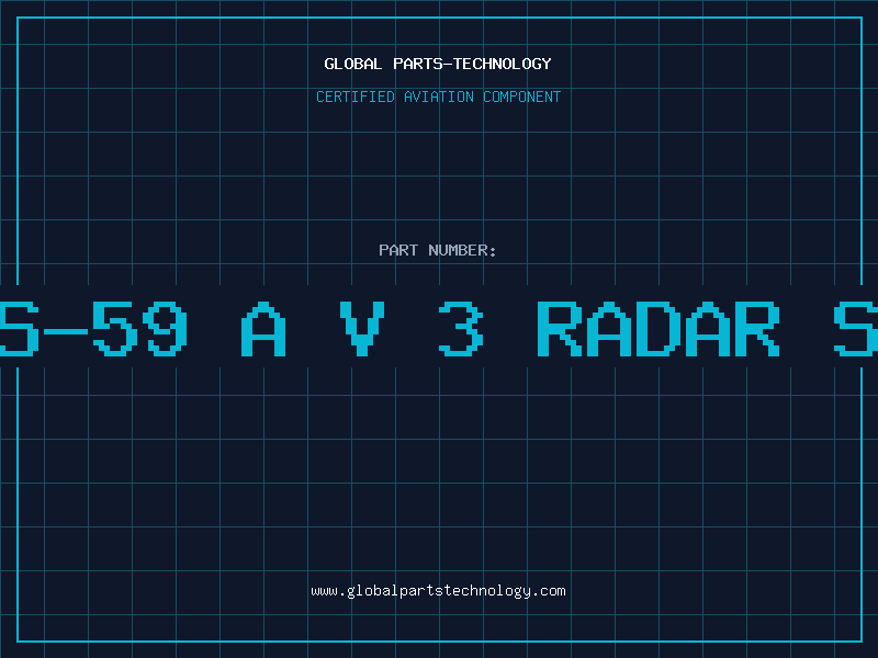 Aviation Part an tps-59 a v 3 radar system