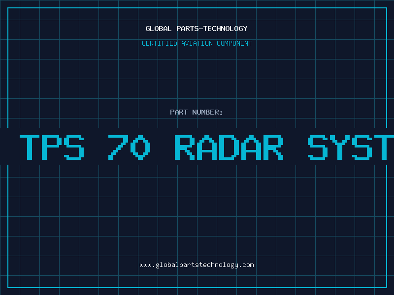 Aviation Part an tps-70 radar system