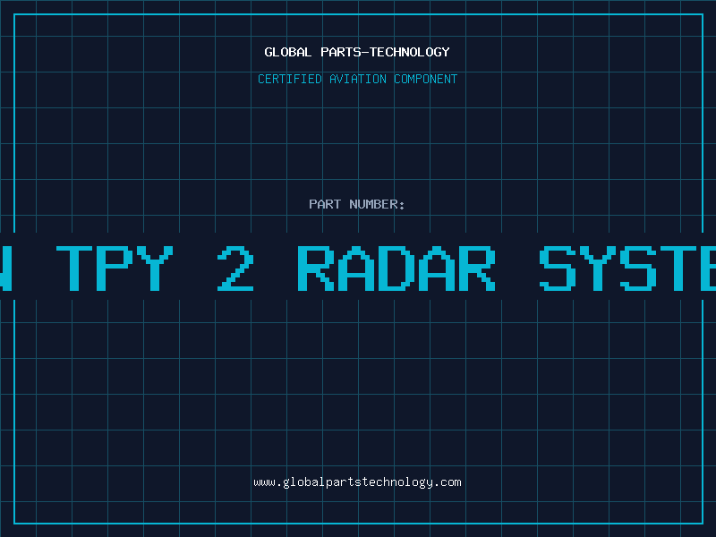 Aviation Part an tpy 2 radar system