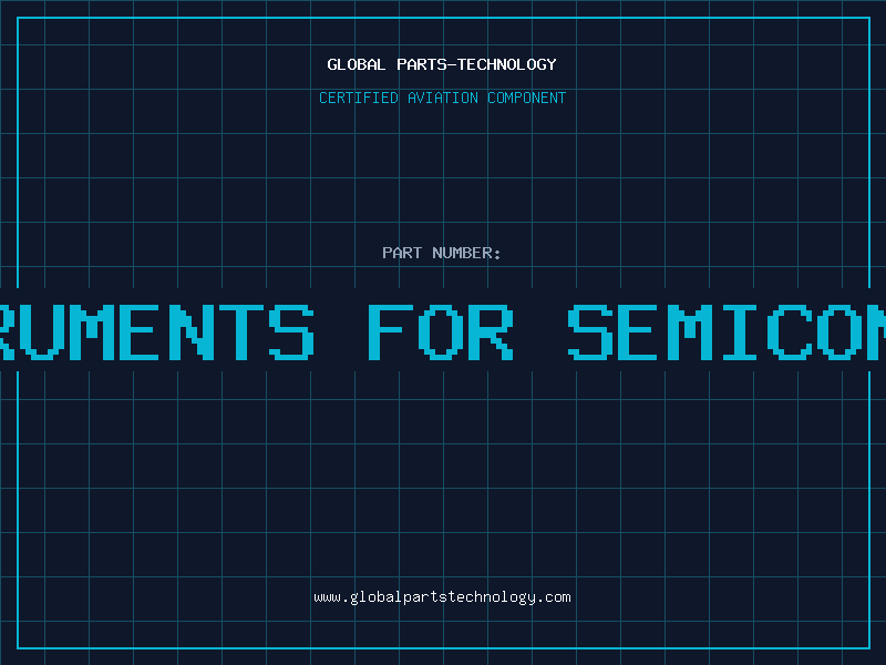 Aviation Part analytical instruments for semiconductor industry