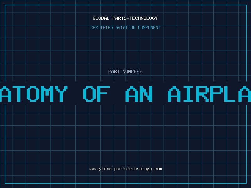 Aviation Part anatomy of an airplane