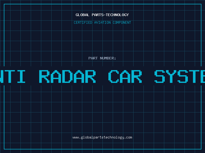 Aviation Part anti radar car system