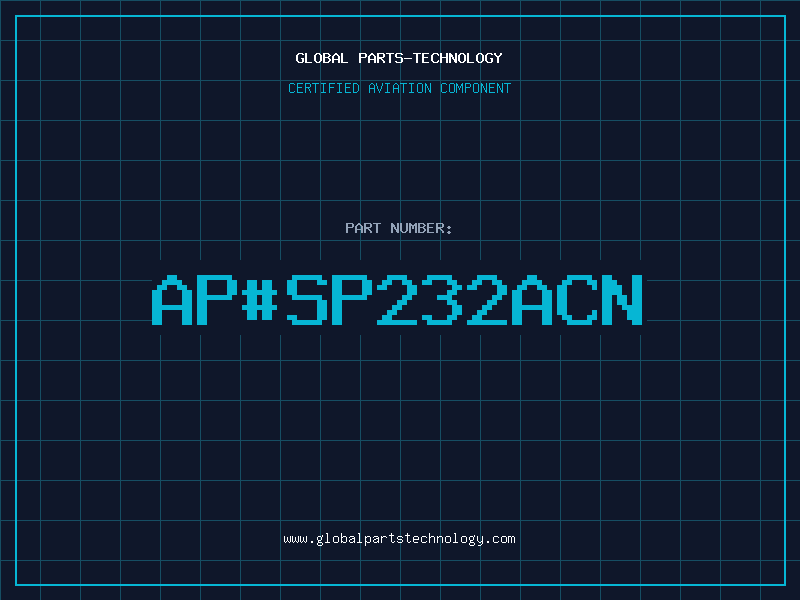Aviation Part ap#SP232ACN