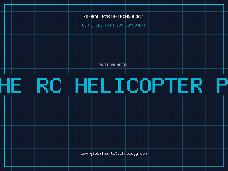 Aviation Part apache rc helicopter parts