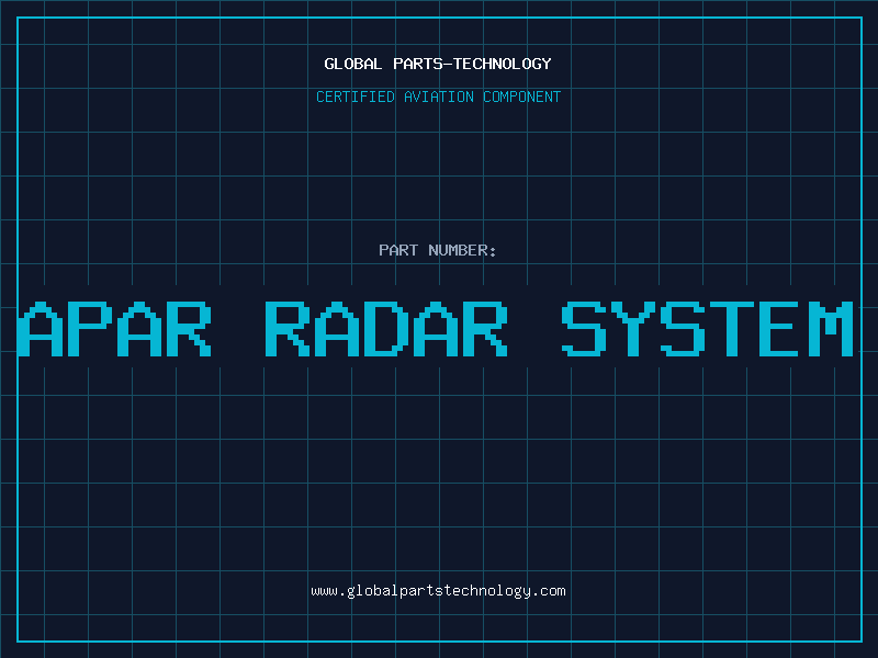 Aviation Part apar radar system