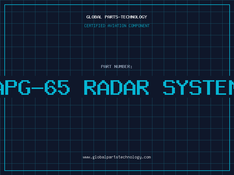 Aviation Part apg-65 radar system