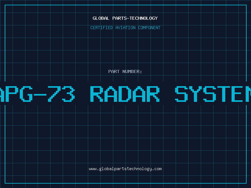Aviation Part apg-73 radar system