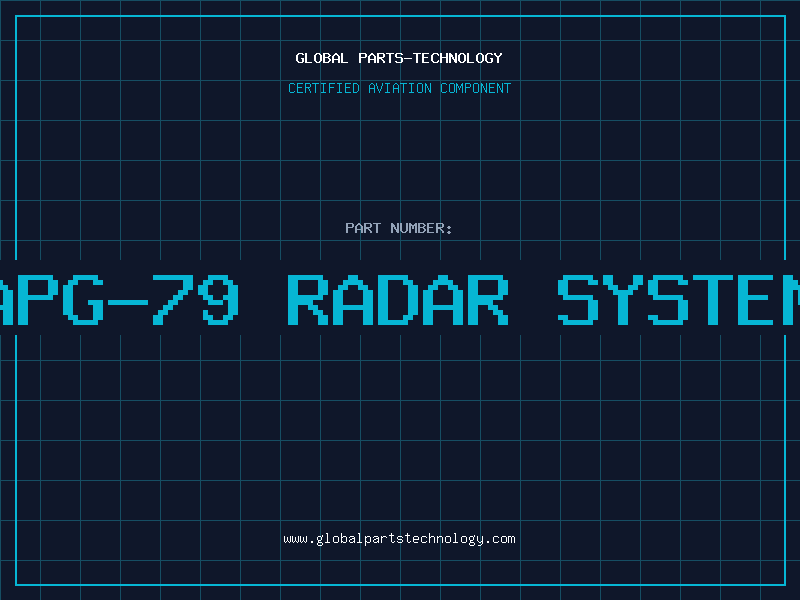 Aviation Part apg-79 radar system