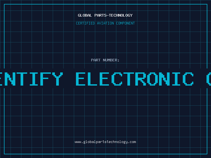 Aviation Part app to identify electronic components