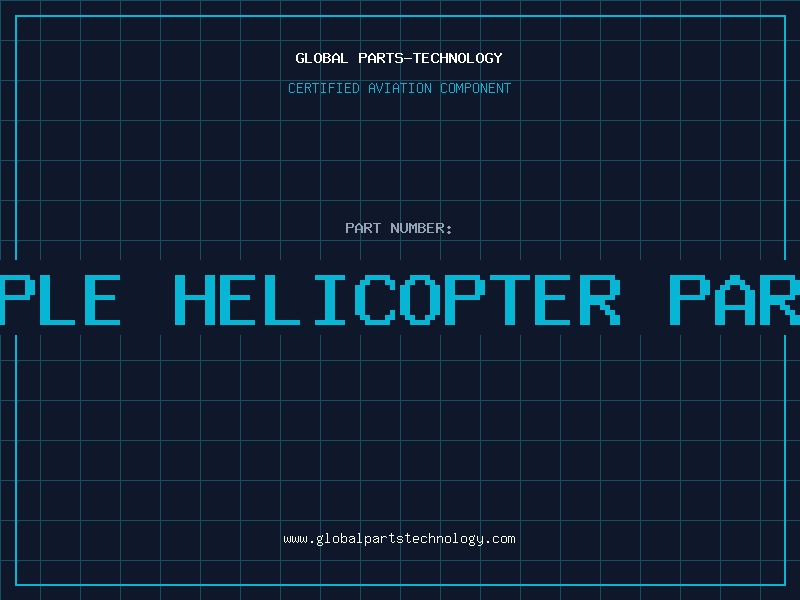 Aviation Part apple helicopter parts