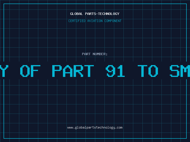 Aviation Part applicability of part 91 to small aircraft