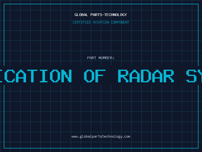Aviation Part application of radar system