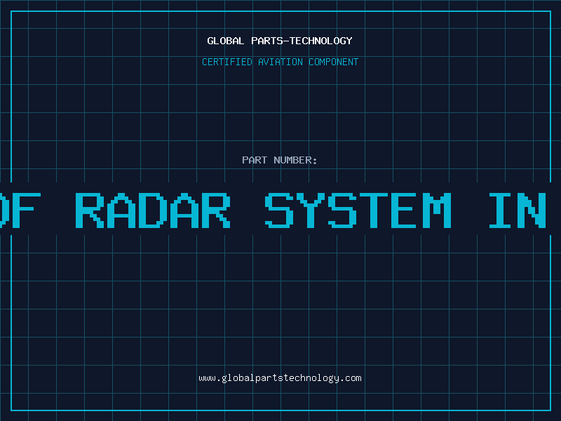 Aviation Part application of radar system in forest field