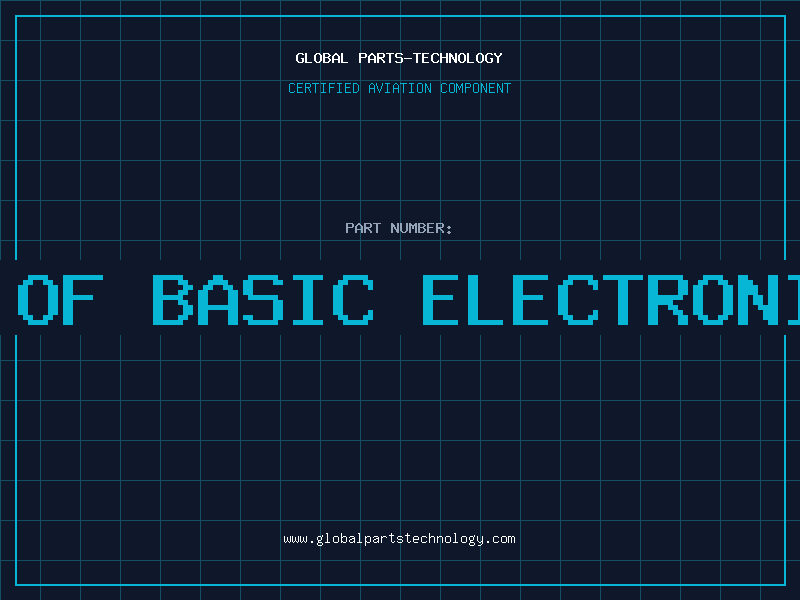 Aviation Part applications of basic electronic components