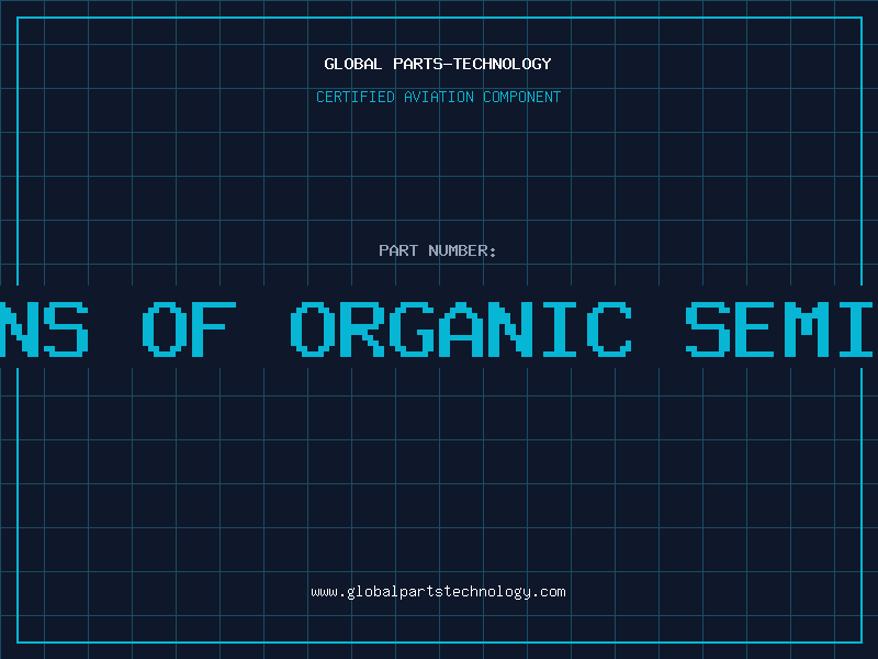 Aviation Part applications of organic semiconductors