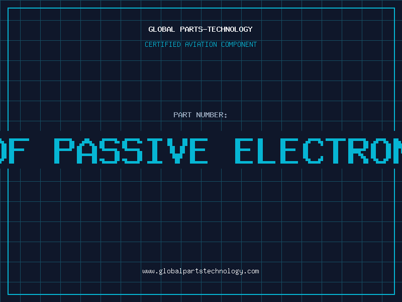 Aviation Part applications of passive electronic components