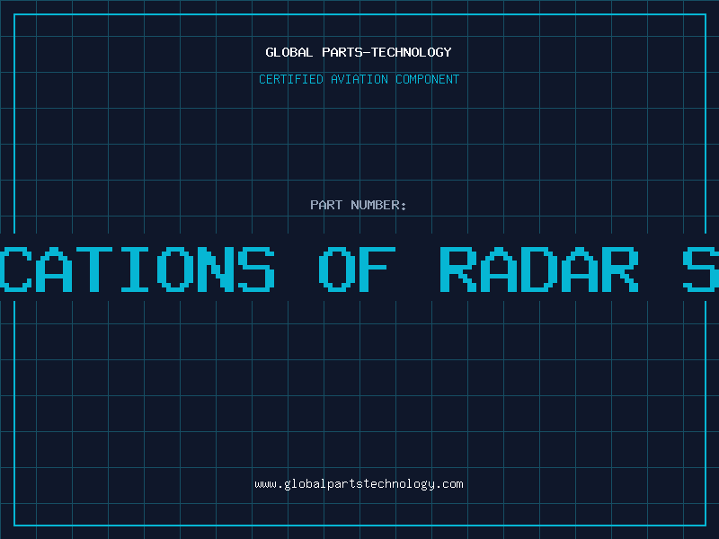 Aviation Part applications of radar system