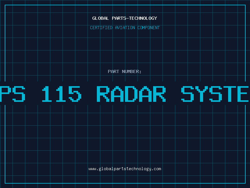 Aviation Part aps 115 radar system