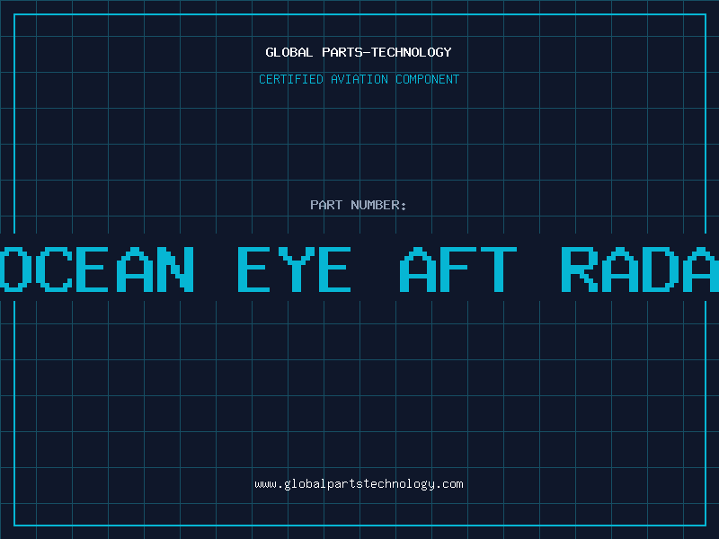 Aviation Part aps-143 ocean eye aft radar system
