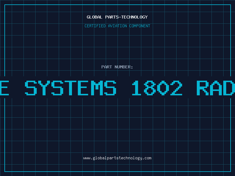 Aviation Part bae systems 1802 radar