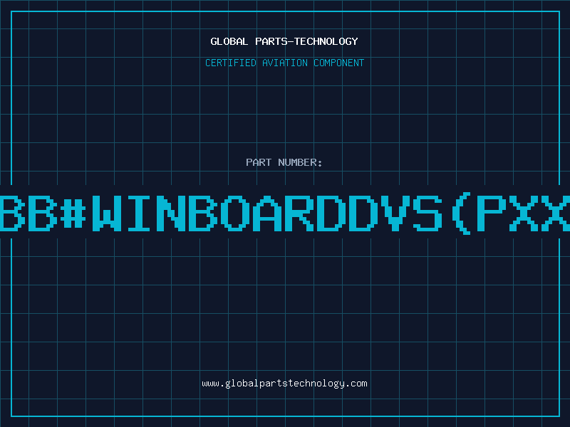 Aviation Part bb#WinBoardDVS(PXX
