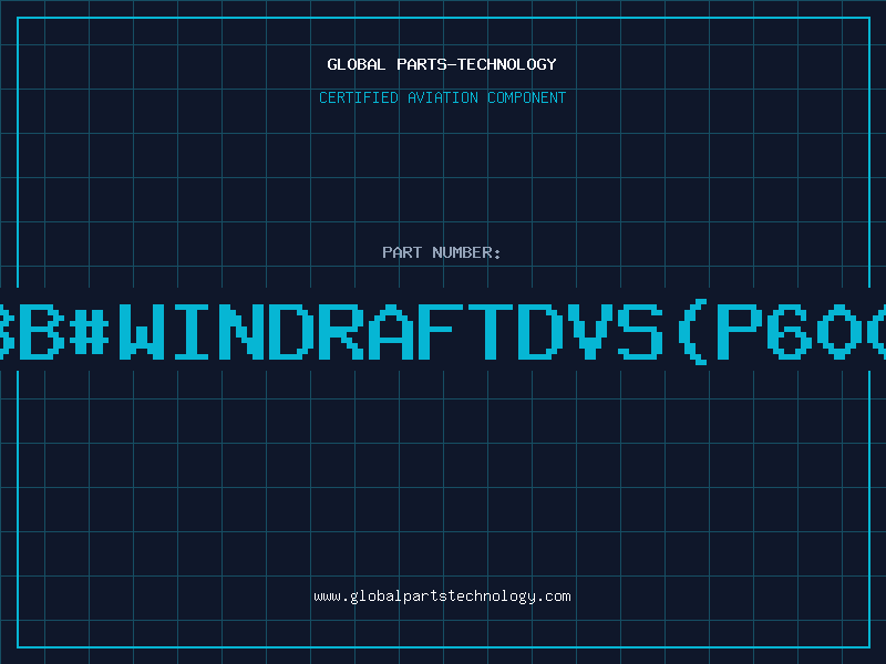 Aviation Part bb#WinDraftDVS(P600