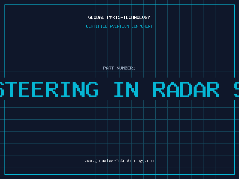 Aviation Part beam steering in radar system