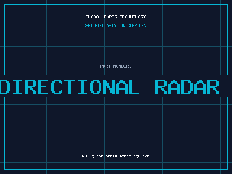 Aviation Part bee 3 directional radar system