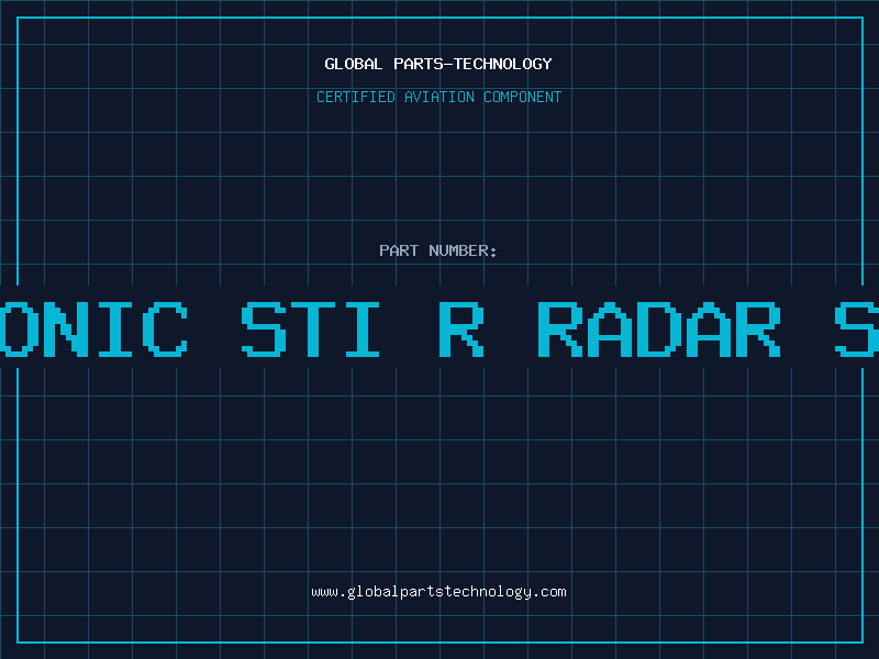 Aviation Part beltronic sti r radar system
