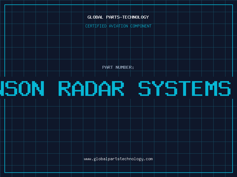 Aviation Part benny johnson radar systems australia