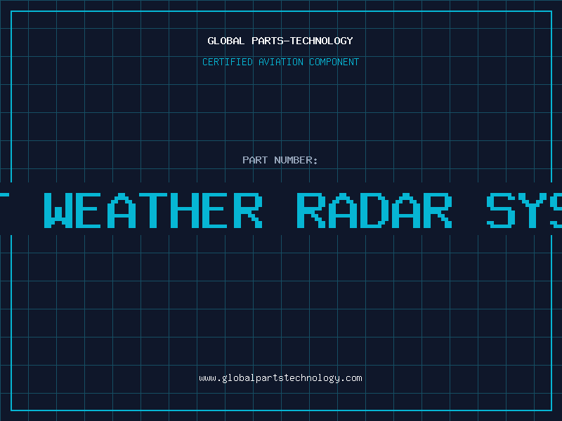 Aviation Part boat weather radar system