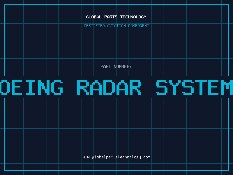 Aviation Part boeing radar systems