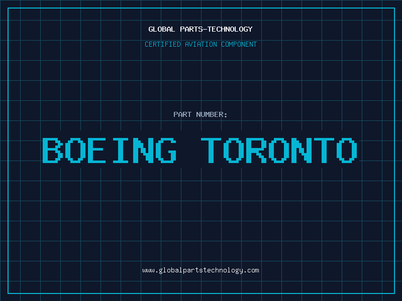 Aviation Part boeing toronto