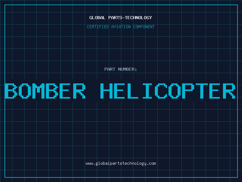 Aviation Part bomber helicopter