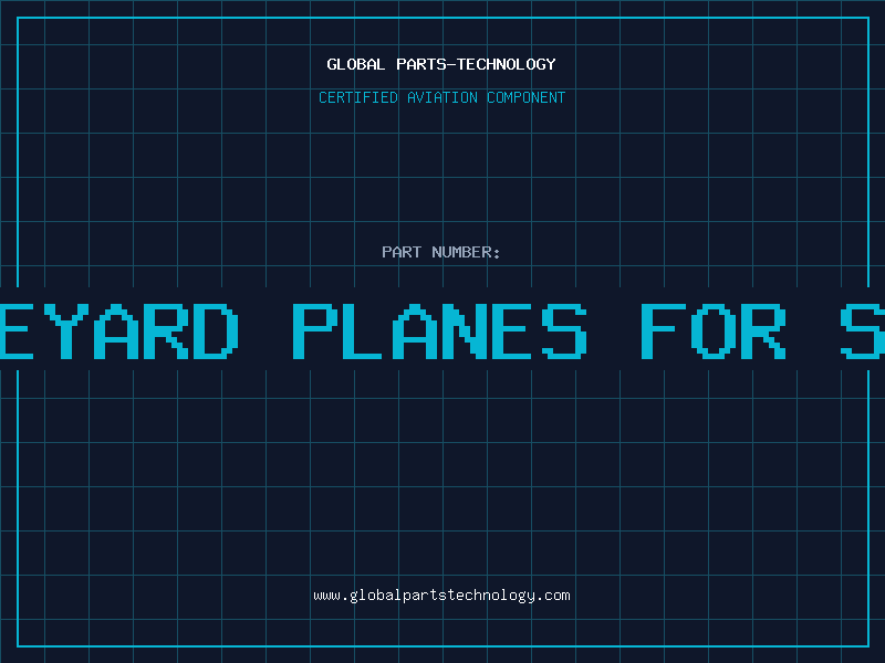 Aviation Part boneyard planes for sale